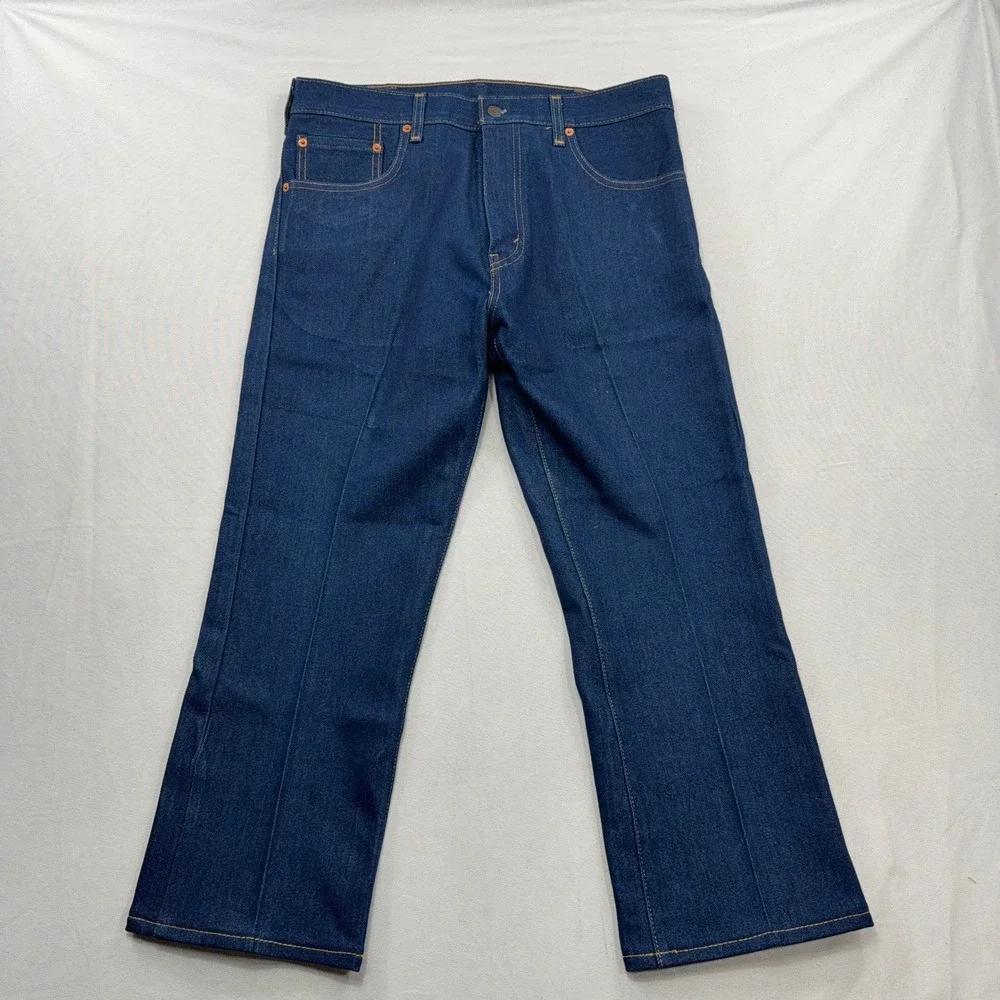 Levis Jeans 517 Bootcut Dark Wash Denim Mens 33x27 2 Pairs